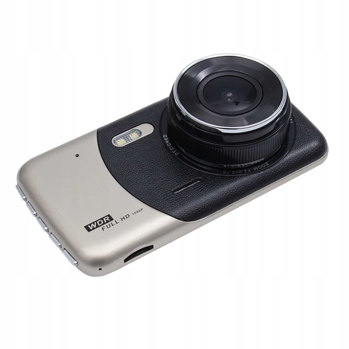 Black Dash Cam Camera with 170° Wide Angle, Night Vision & Emergency Lock
