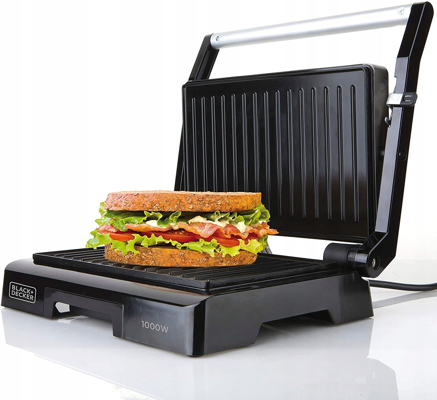 Black&Decker BXGR1000E folding traditional electric grill Power rating 1000 W