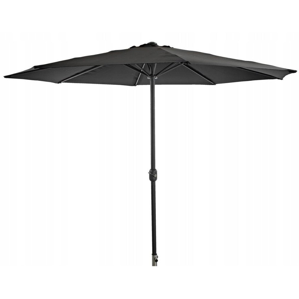 Black Forest Garden Umbrella Folding 3m Large Graphite