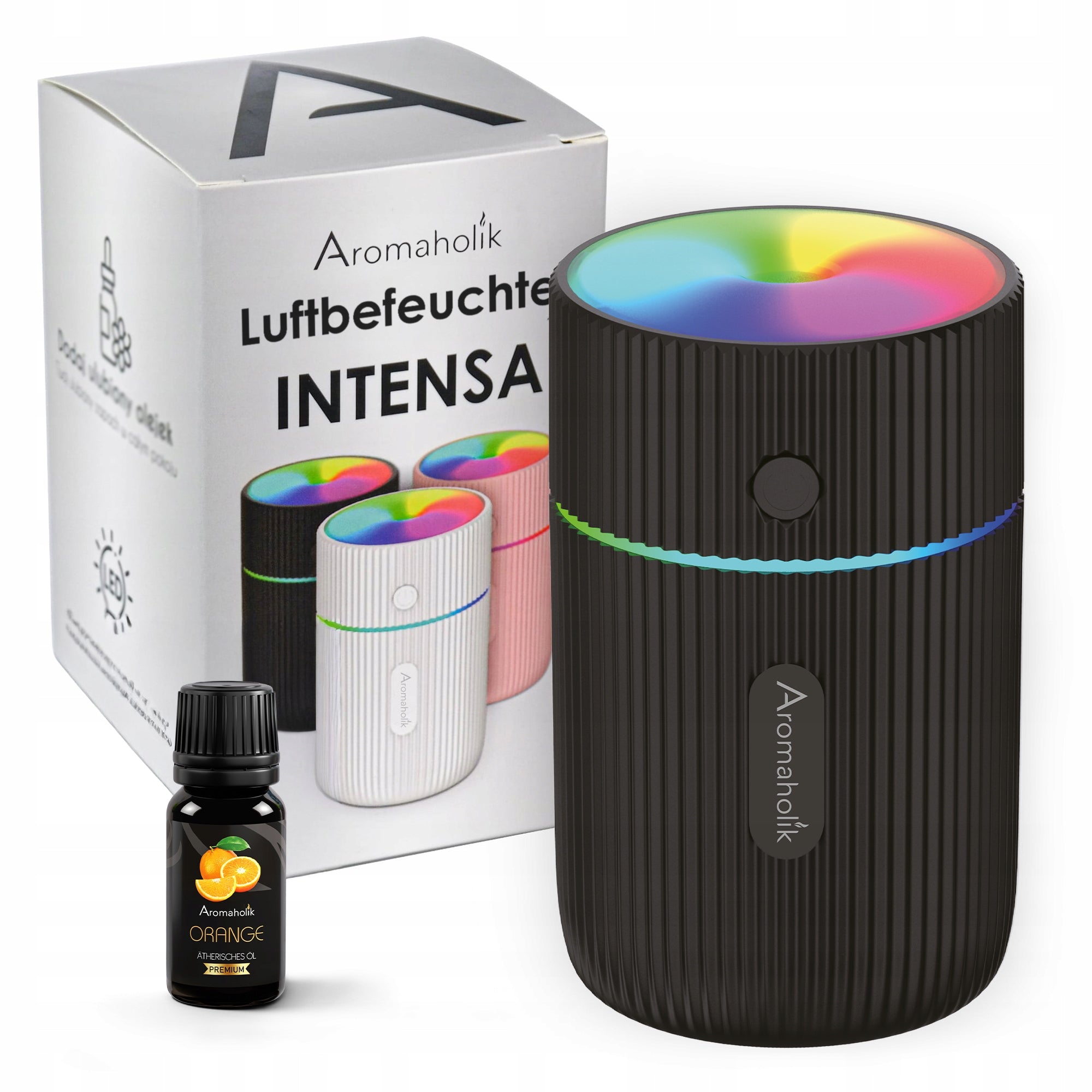 Black Fragrance Diffuser For LED Essential Oils