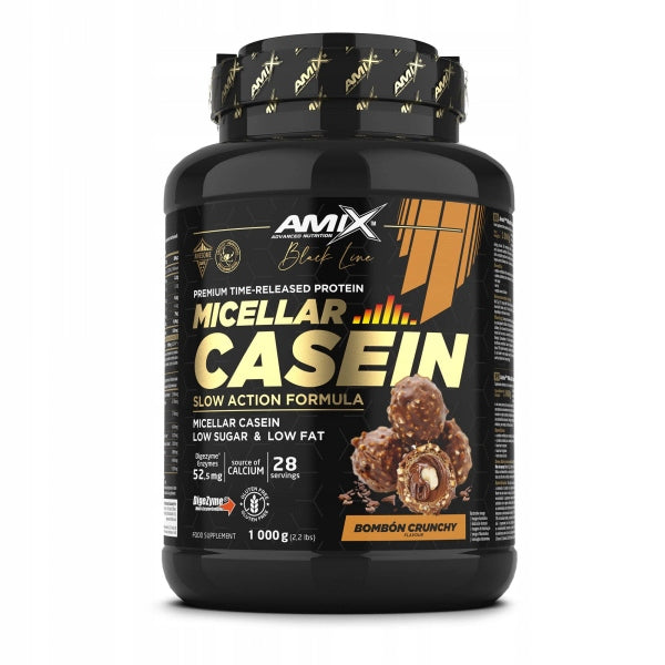 Black Line Micellar Casein 1000g bombon crunchy