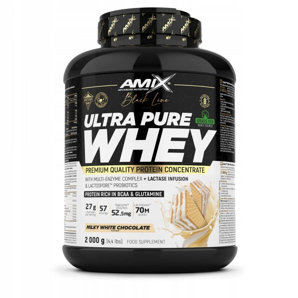Black Line Ultra Pure Whey Protein 2000g milky white chocolate