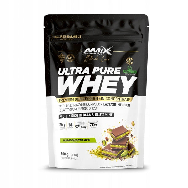Black Line Ultra Pure Whey Protein 500g dubai chocolate