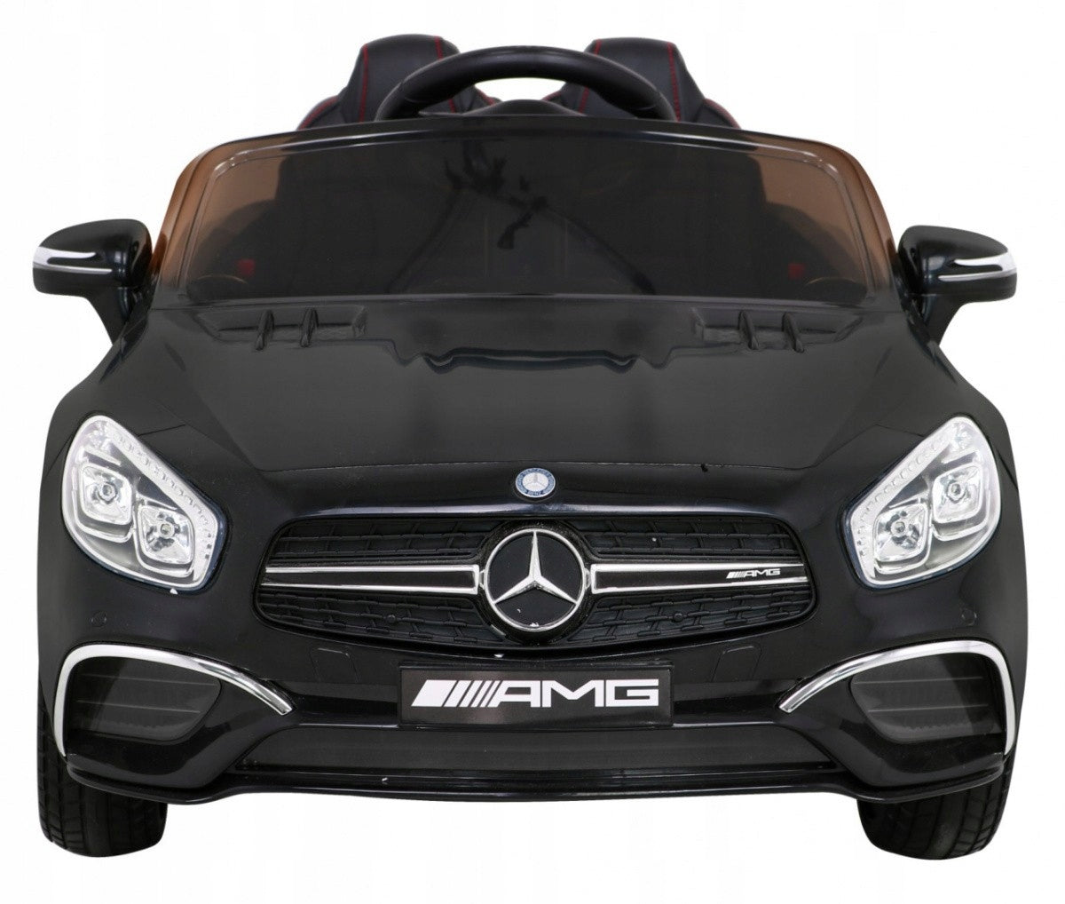 Black Mercedes Benz AMG SL65 S electric for children + Pilot Maximum load 30 kg