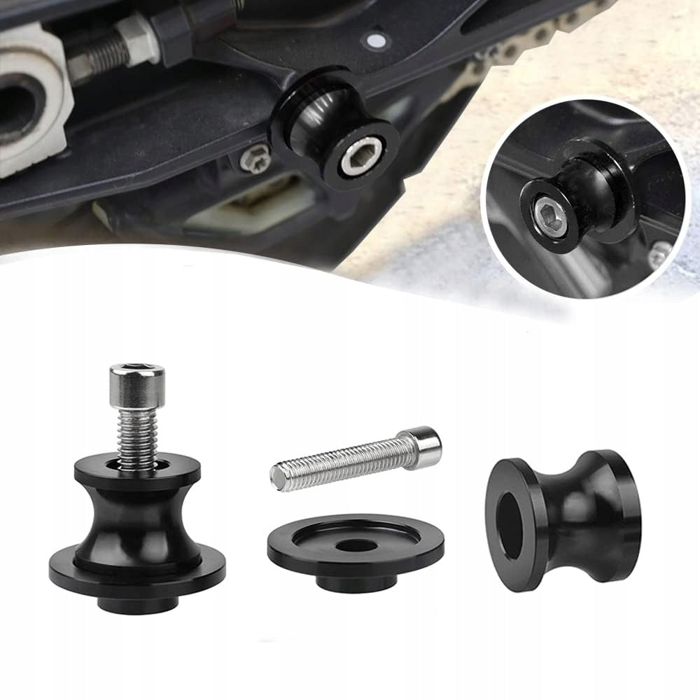 Black Motorcycle Lifting Rollers 10mm Sliders Motorcycle Control Arm Manufacturer no brand