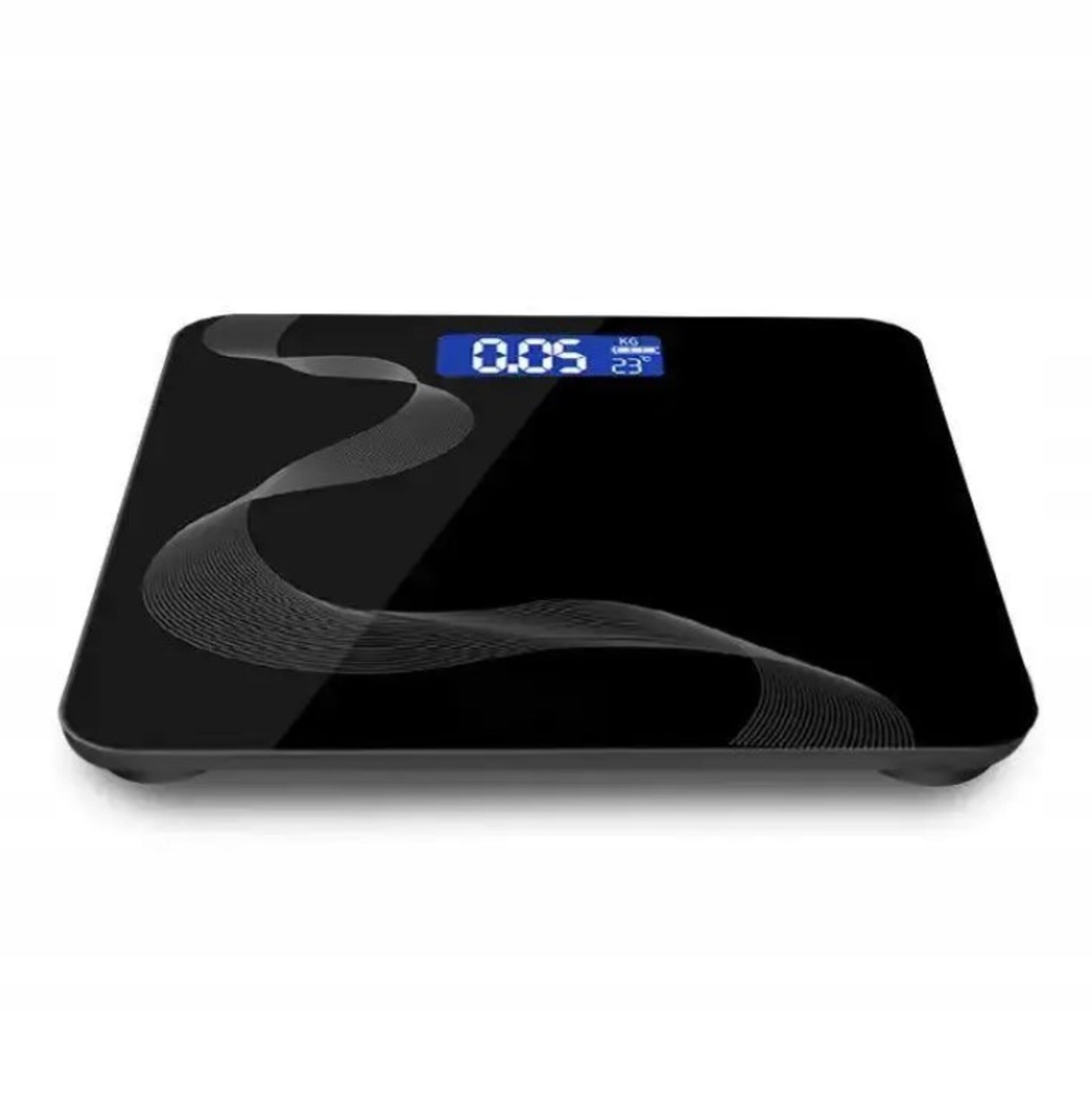 Black Night 180 kg Glass Bathroom Scale Powered by 2xAAA Brand no brand
