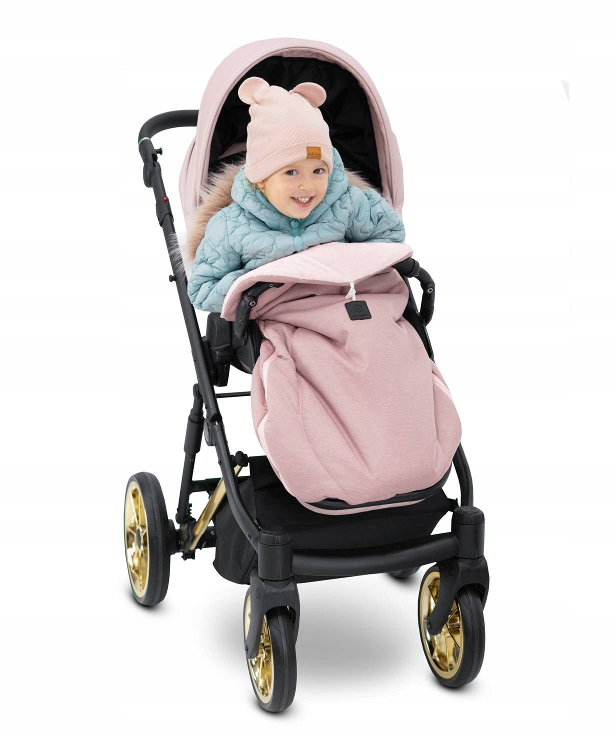 Black SLEEPING BAG FOR STROLLER AND Stroller WITH FUR - COSY - KUNERT EAN (GTIN) 5903999535780
