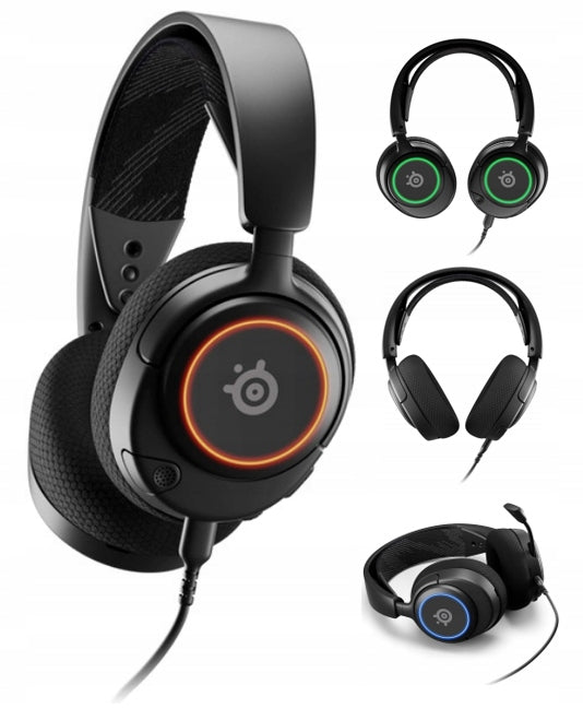 Black SteelSeries Arctis Nova 3 PC PS Xbox On-Ear Headphones