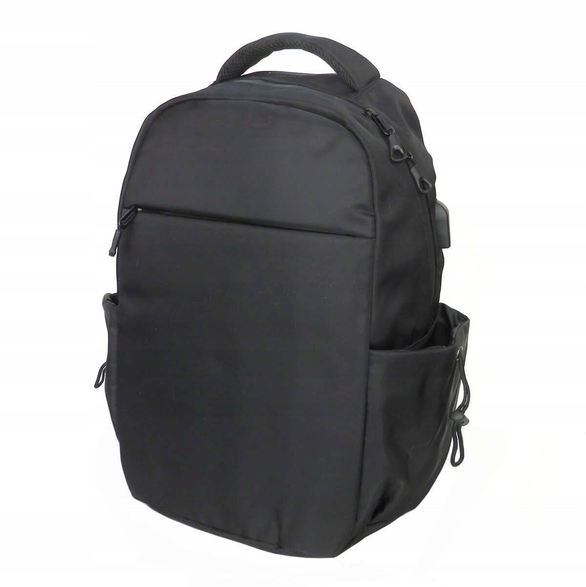 Black USB School Backpack Packaging status original
