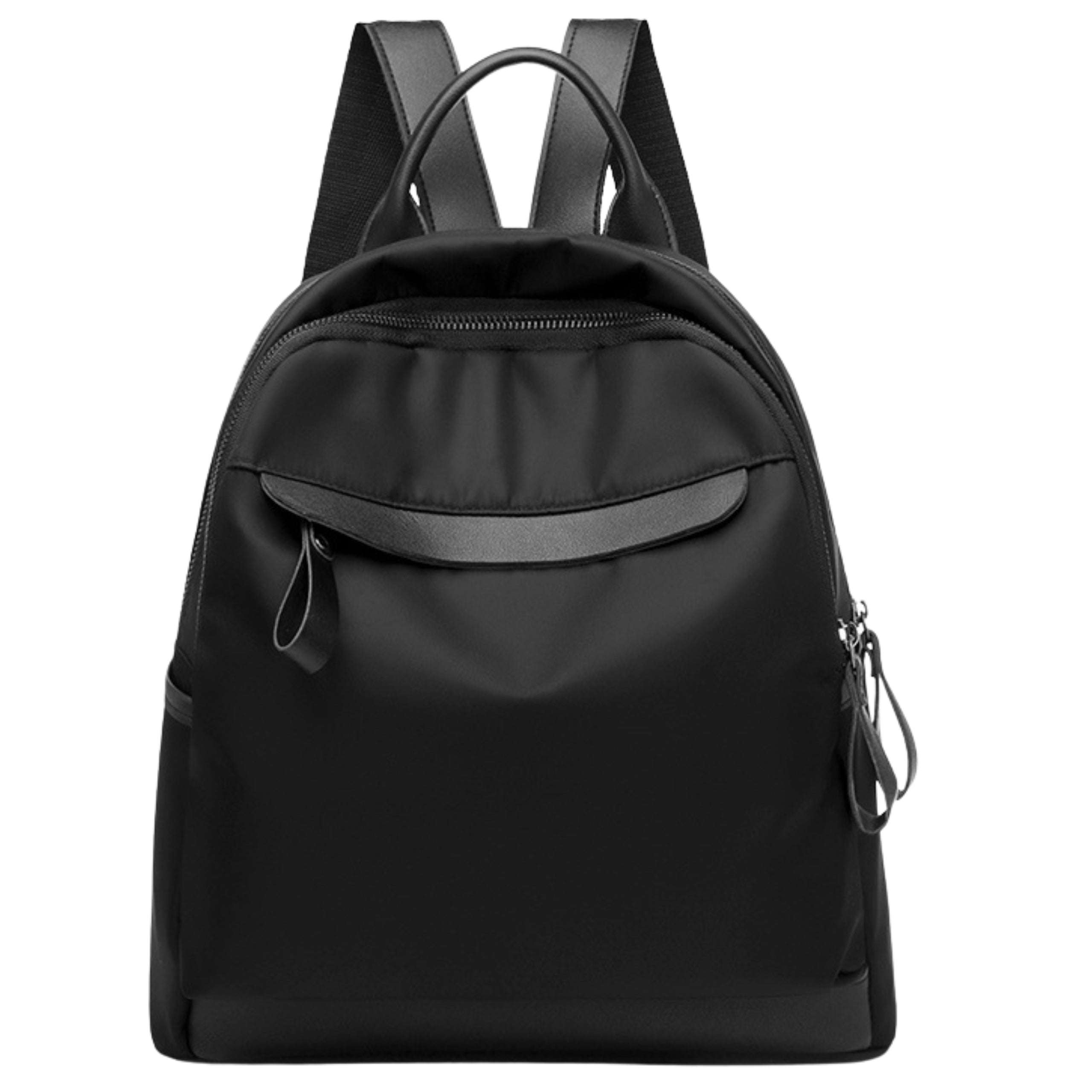 Black Women's Waterproof Backpack Spacious 2in1 School City Work Shoulder