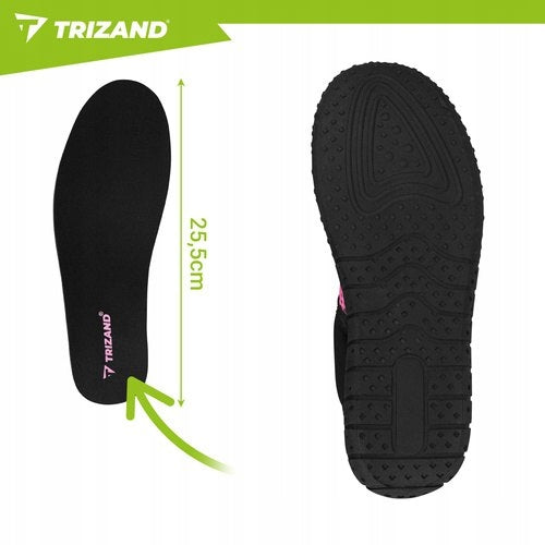 Black and pink water shoes - size 38 5mm Trizand Packaging status original
