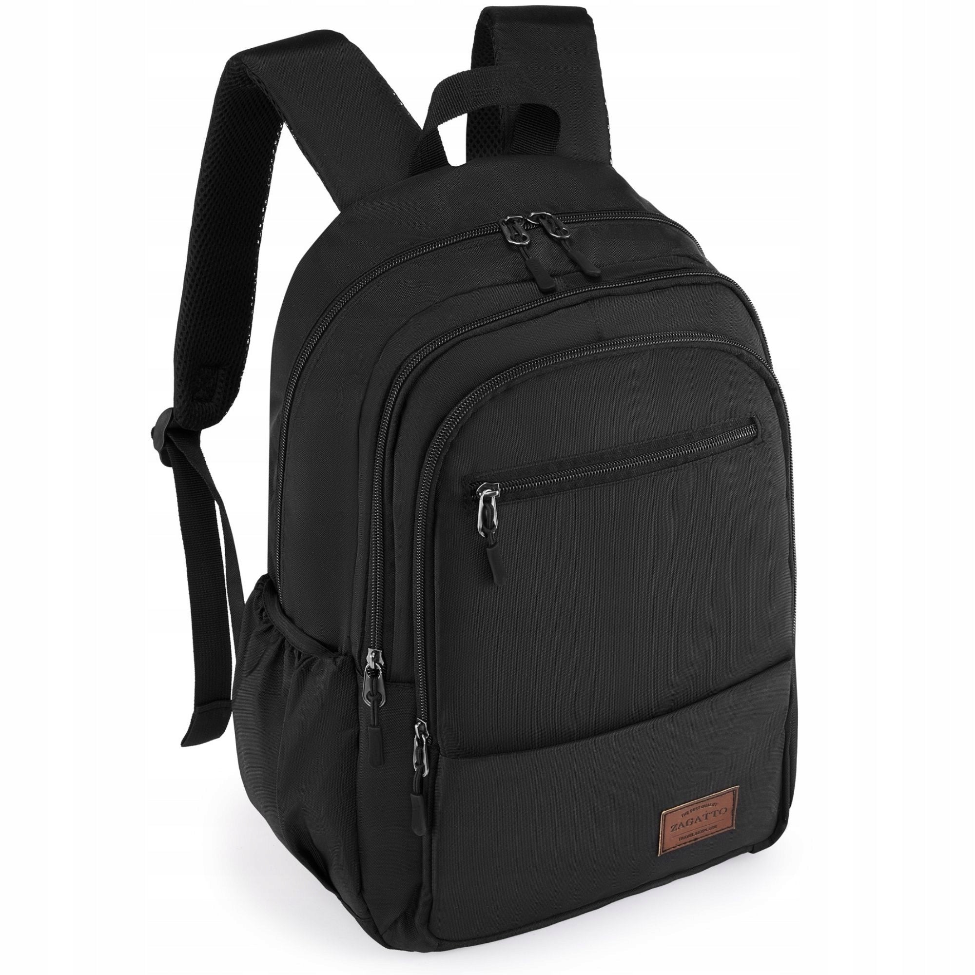 Black backpack men's school travel line WIZZAIR large for work ZAGATTO Packaging status original