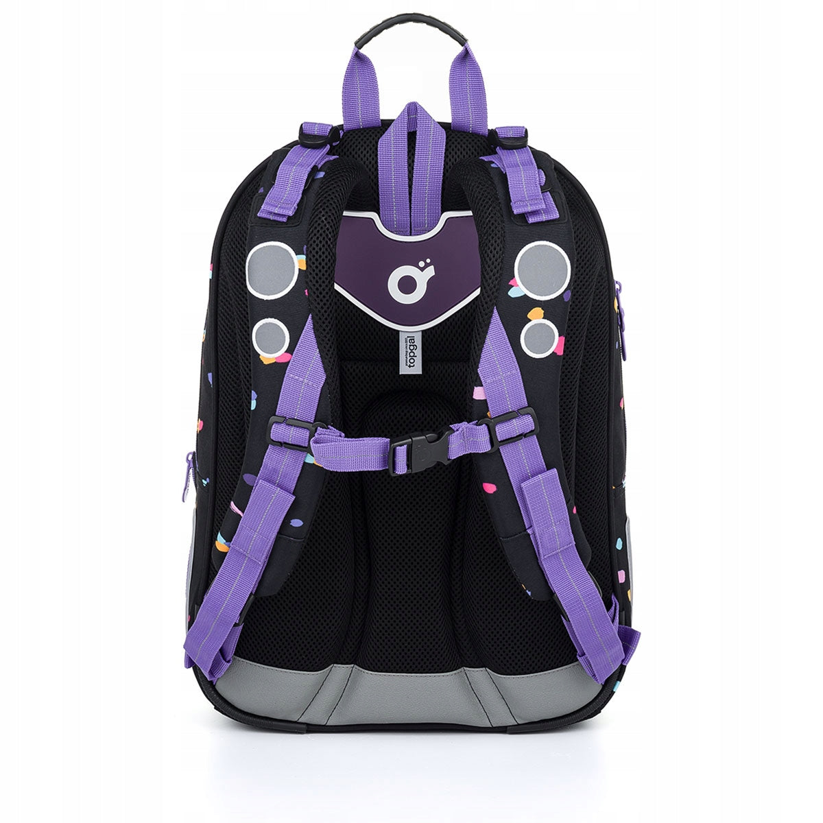 Black backpack with dots Topgal KIMI 24010 Brand Topgal