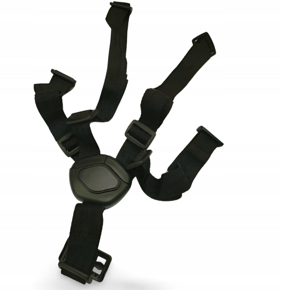 Black five-point harness / stroller straps Adamex Pajero for stroller