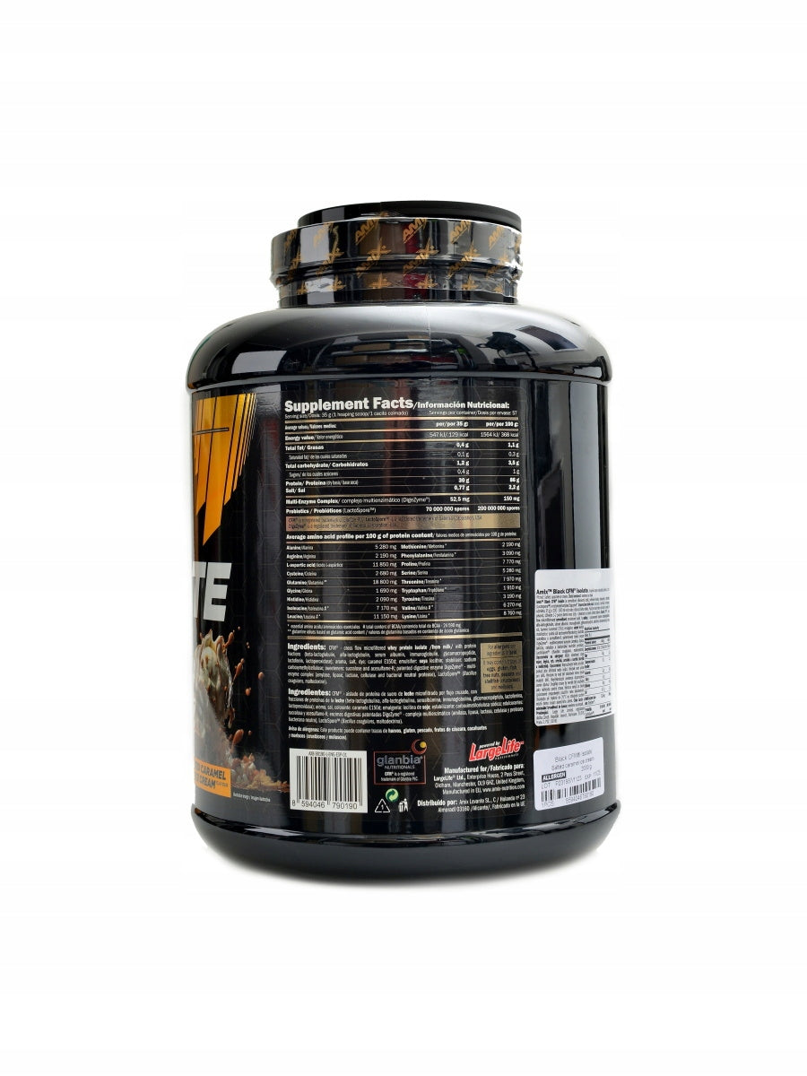 Black line Black CFM isolate 2000 g dubai chocolate Amix nutrition Expiration date at least six months from the date of purchase