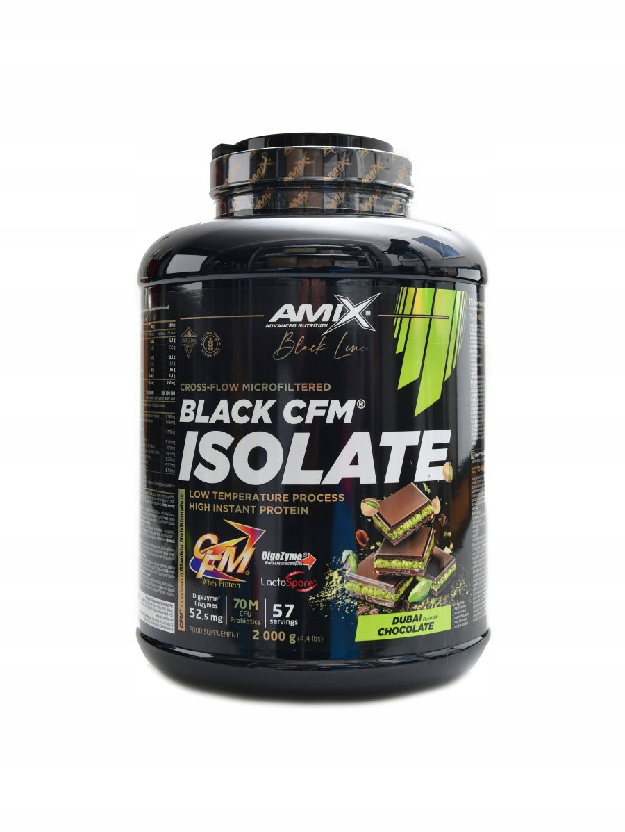 Black line Black CFM isolate 2000 g dubai chocolate Amix nutrition