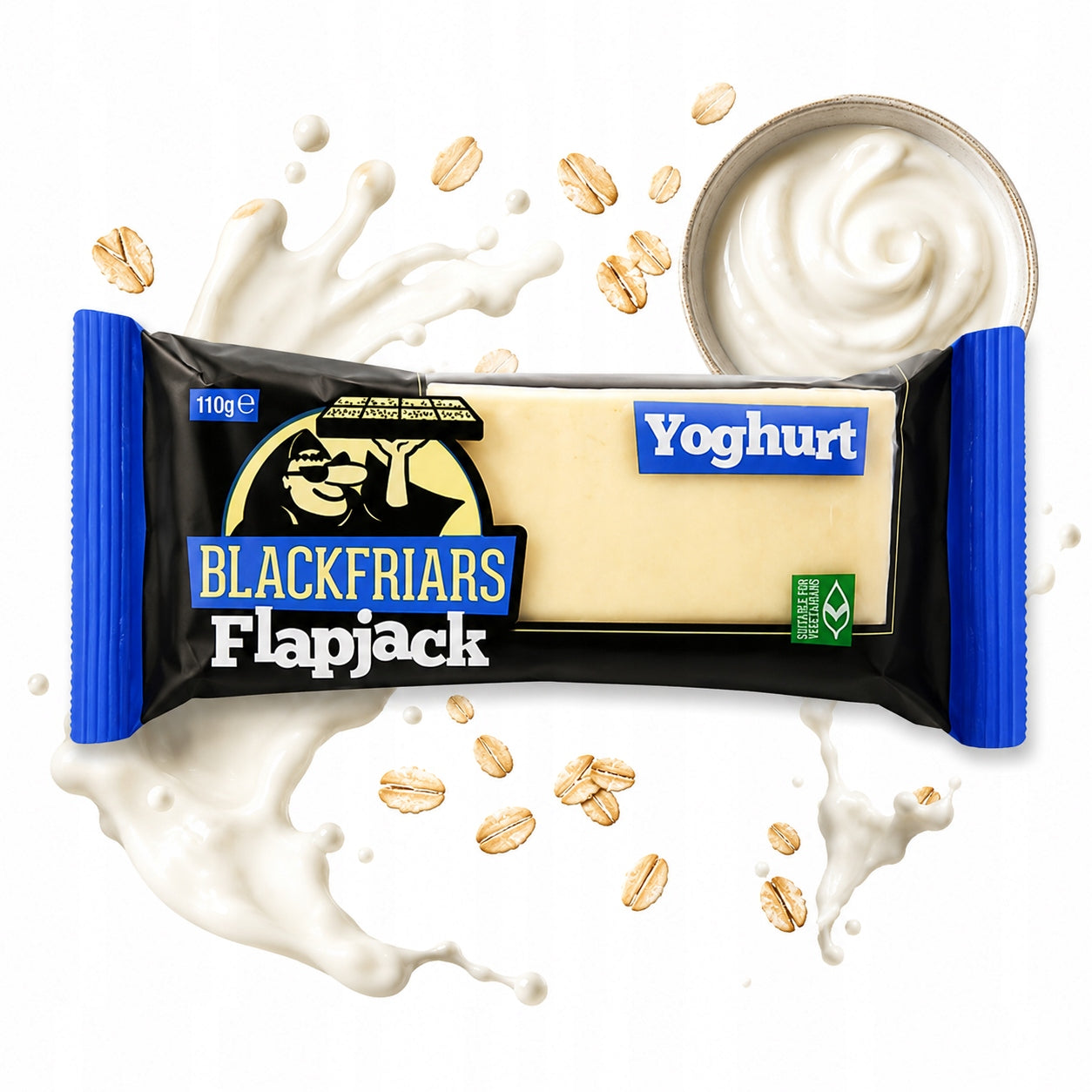 Blackfriars Flapjack Yogurt 110 g Carbo bars bar with energy carbons