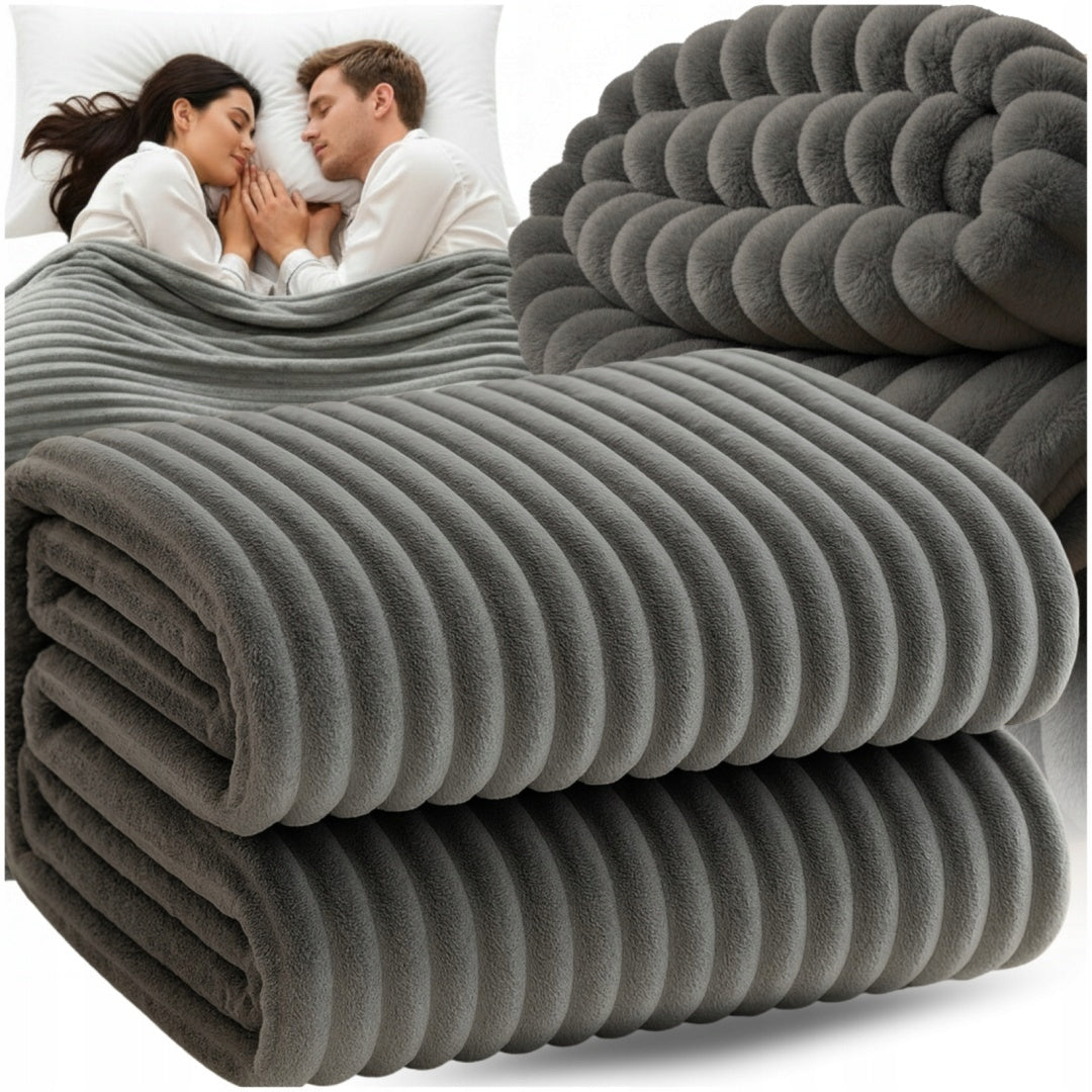 Blanket 150x200 cm Bedspread Soft Warm Thick Fluffy Extruded For Bed Brand Asato