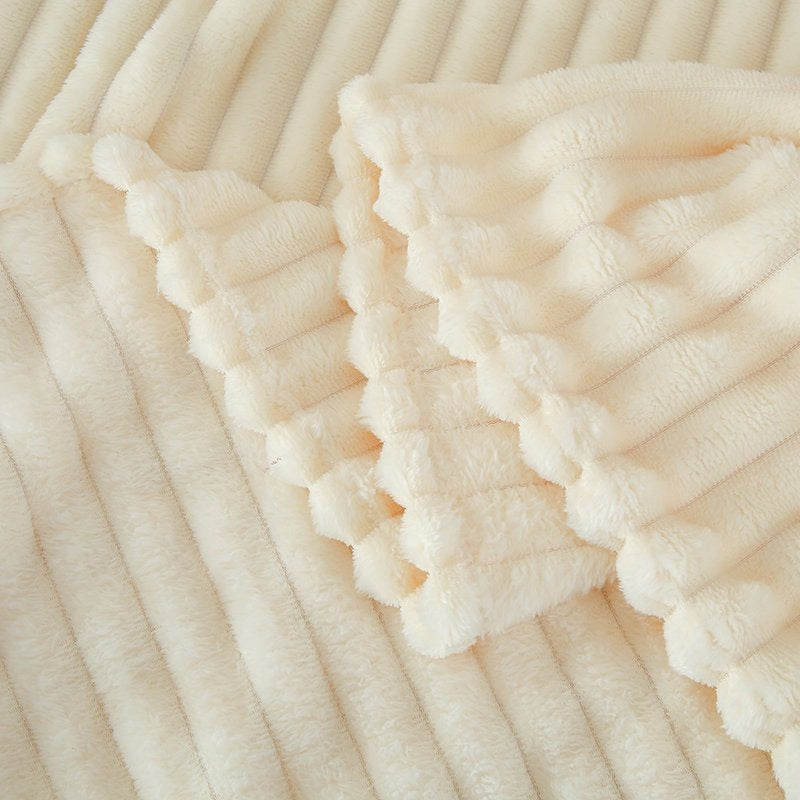 Blanket 200x220 Microfiber Embossed Thick Warm Bedspread White EAN (GTIN) 5902311461103