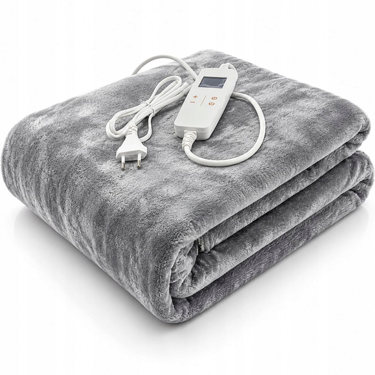 Blanket Electic Grey 180x160cm Heating Remote Control Timer Temperature Control