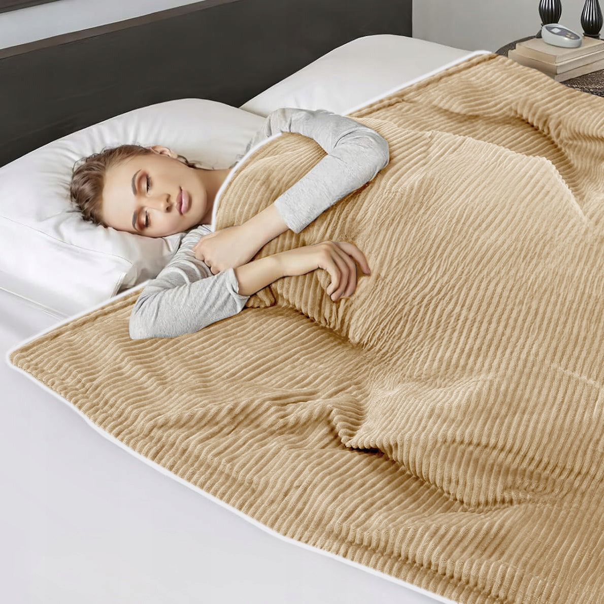 Blanket Electric Heating Large Polar Heating Mat With Remote Control Timer 160cm Medical device no