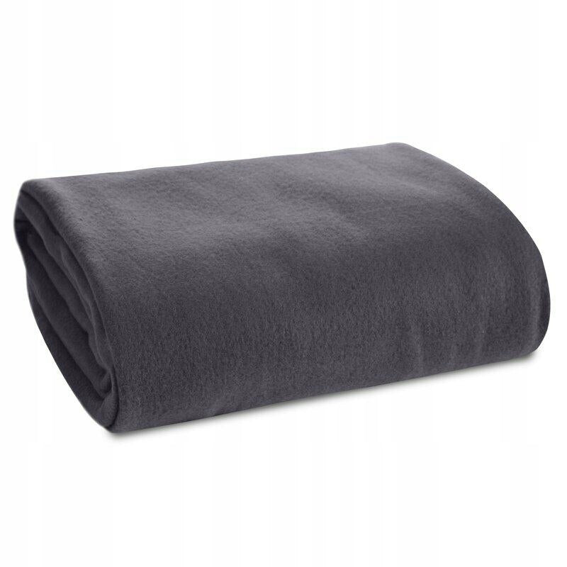 Blanket POLAR 150x200 cm fleece steel BEDSPREAD COUCH SOFT WARM Manufacturer code 477156