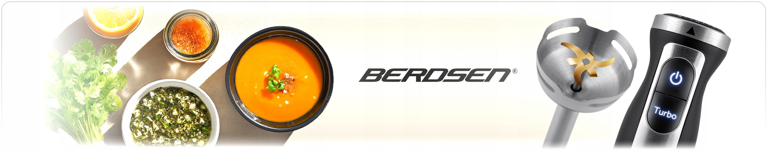 Blender Berdsen 1500W turbo 25 speed titanium blades 6 functions Manufacturer code 375400