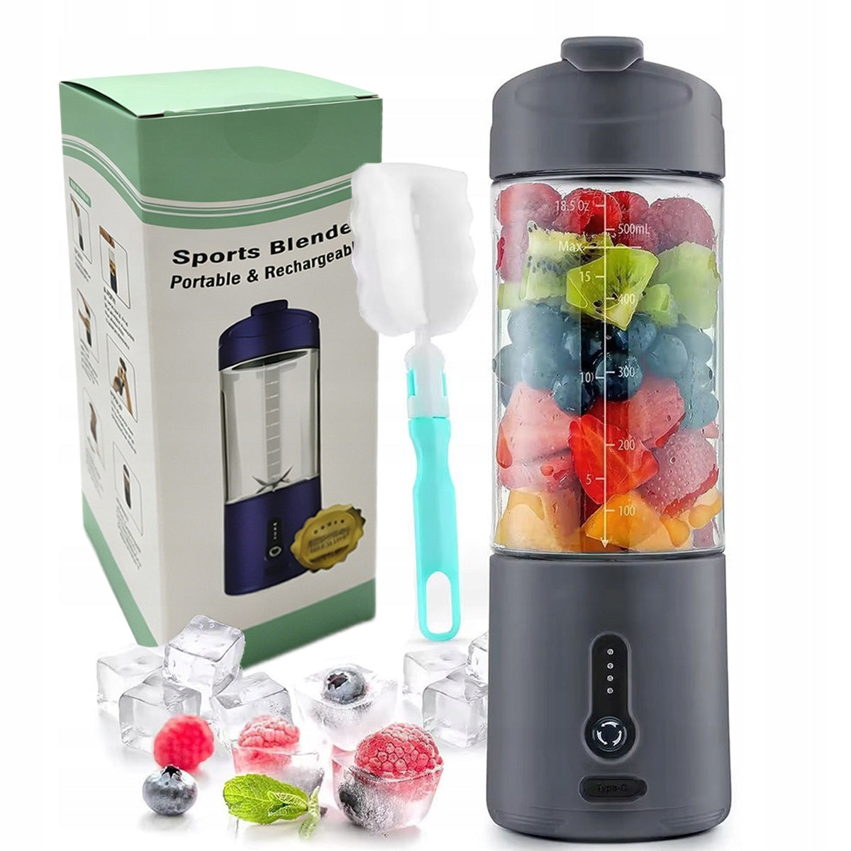 Blender Portable Wireless Travel Mug 530ml