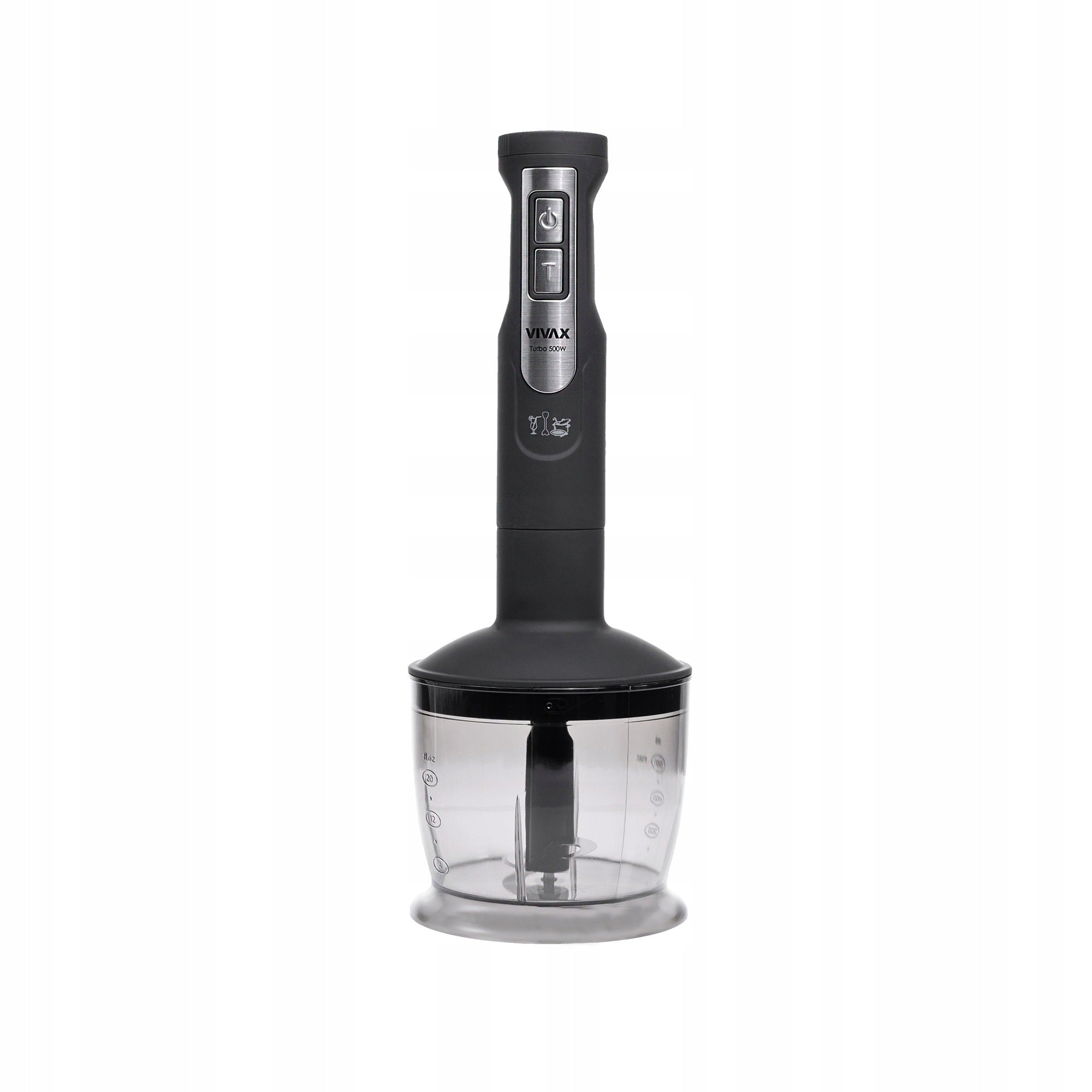 Blender Vivax HBS-500X 500W 2 speed TURBO shredder black Brand Vivax