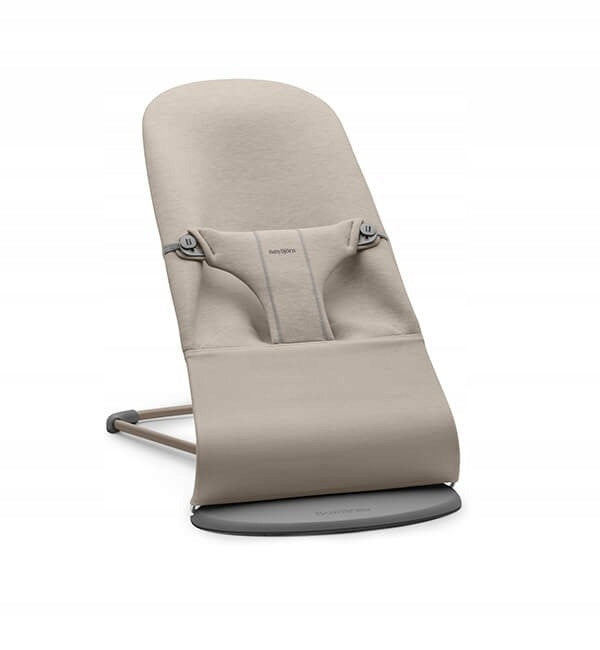 Bliss 3D Jersey Ergonomic Baby Sun Lounger Sand Grey