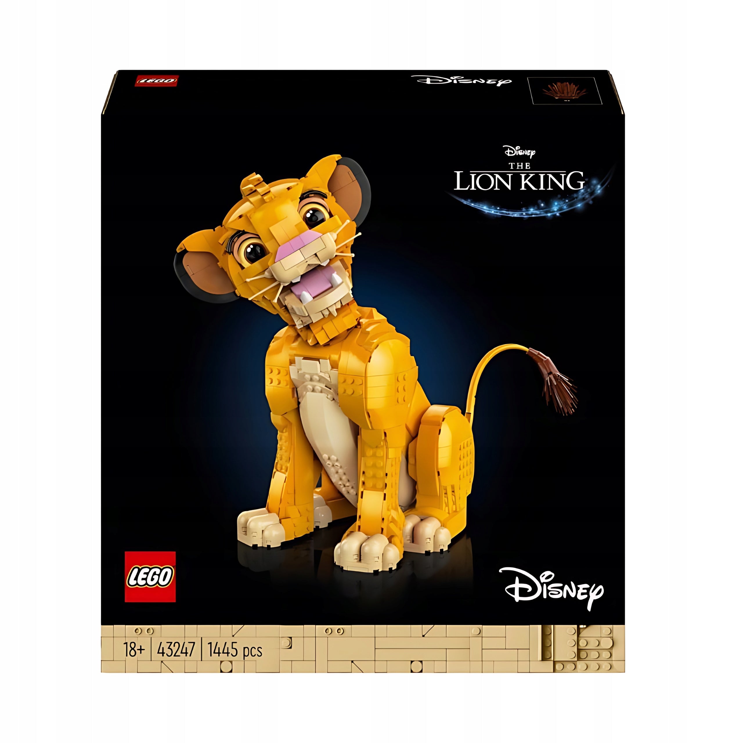 Blocks LEGO Disney Young Simba 43247 1445 elements 18+ Product number 43247