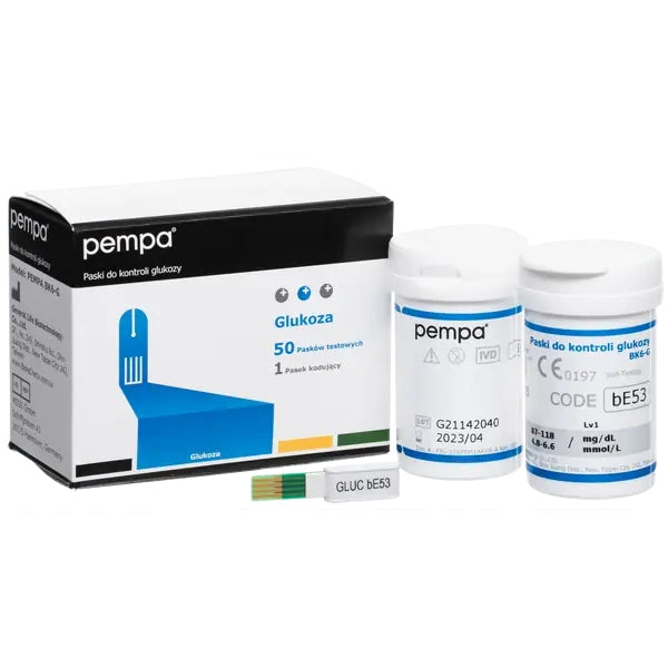 Blood glucose measuring strips Pempa BK6-G - 50 pieces Medical device yes