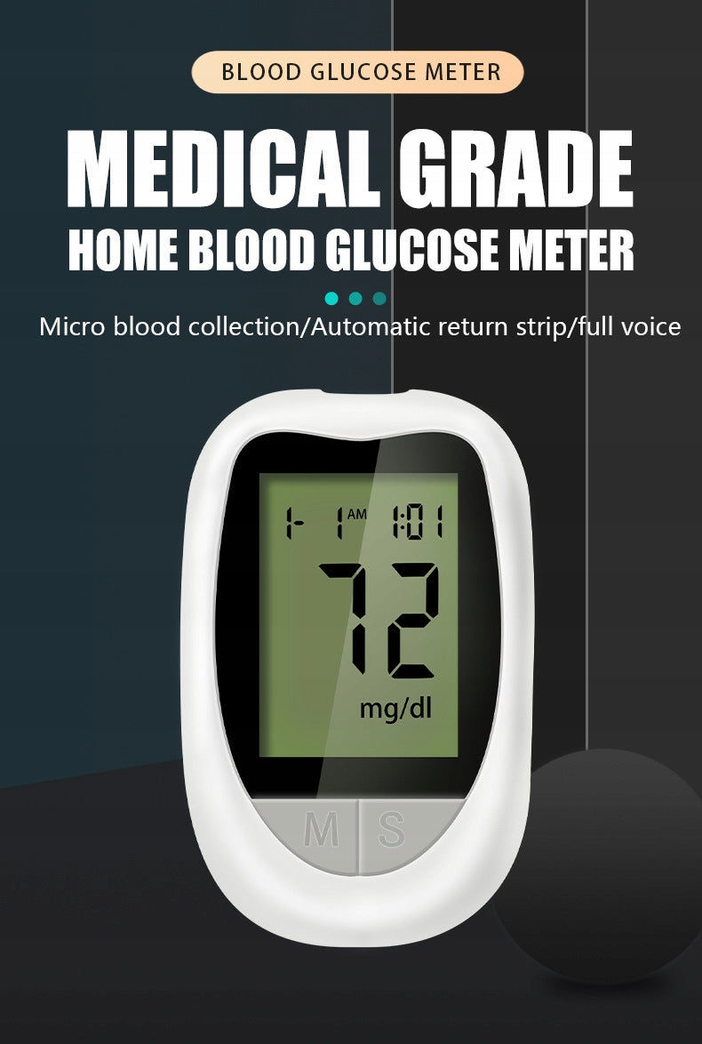 Blood glucose meter to measure high blood sugar levels at home Medical device no