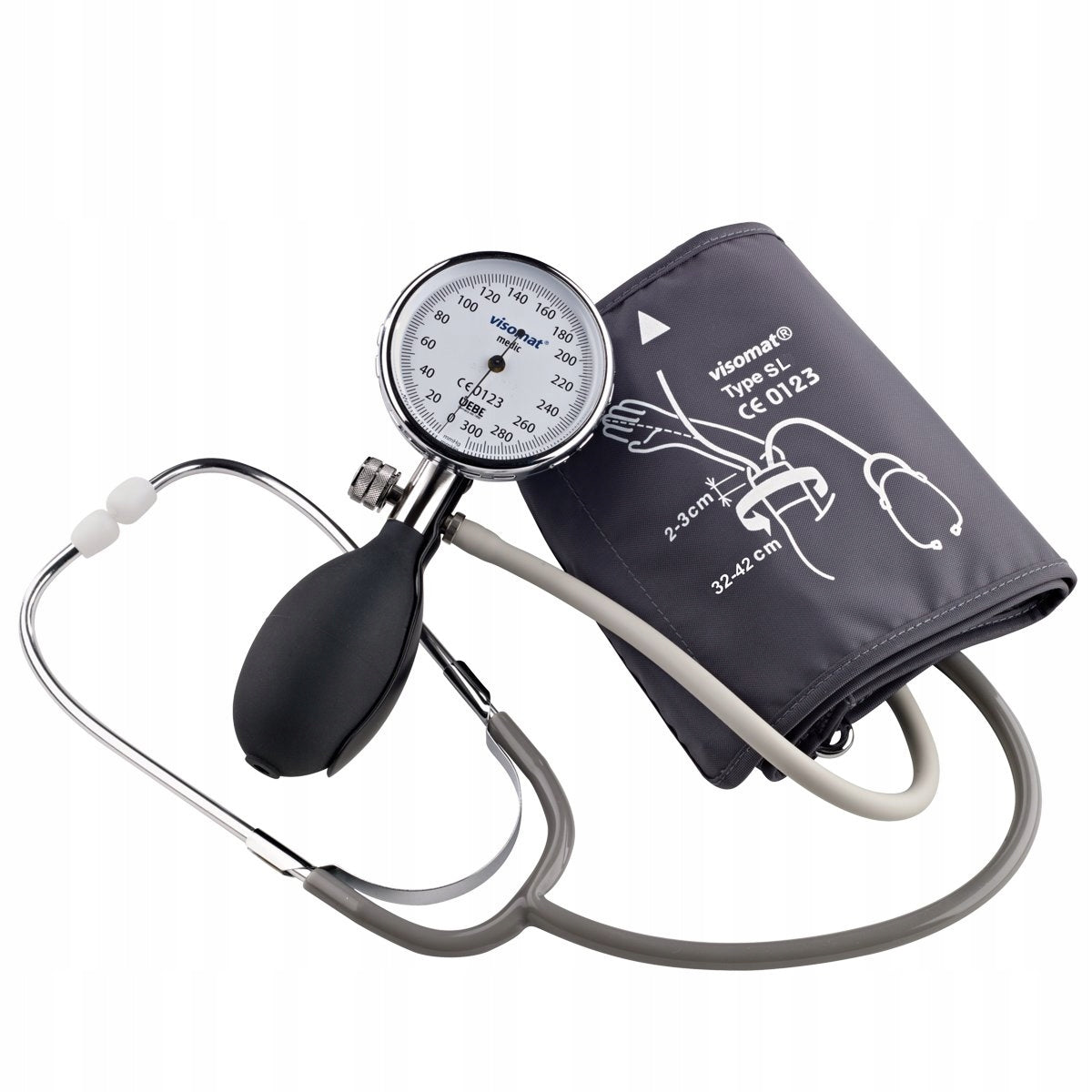 Blood pressure monitor Visomat Medic Home with stethoscope
