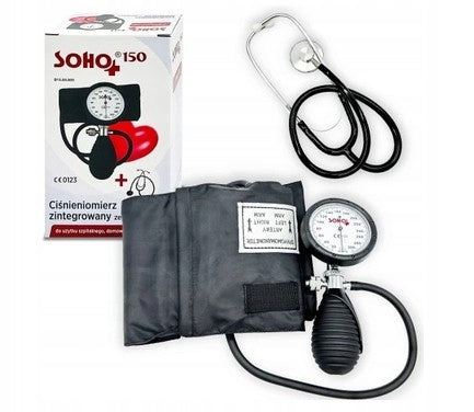 Blood pressure monitor integrated with SOHO 150 stethoscope