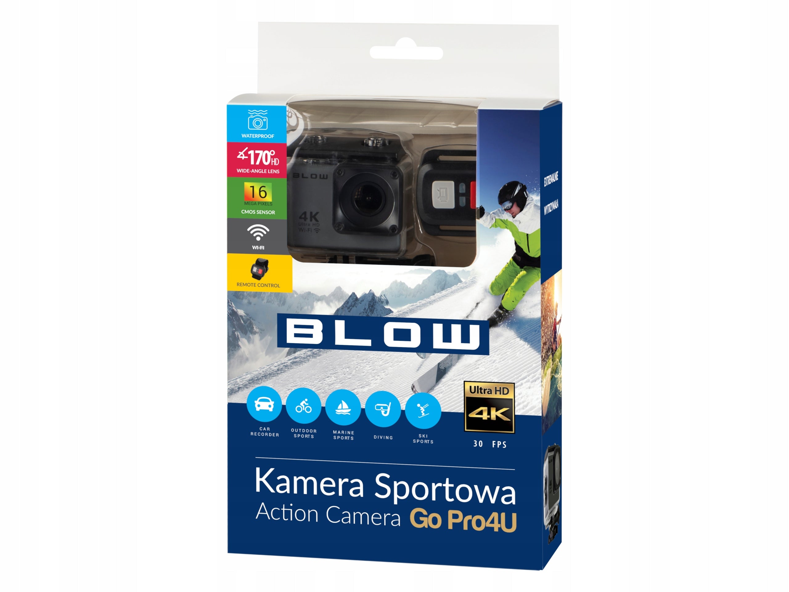 Blow GoPro For You 4K UHD Sports Camera Manufacturer code T-0025