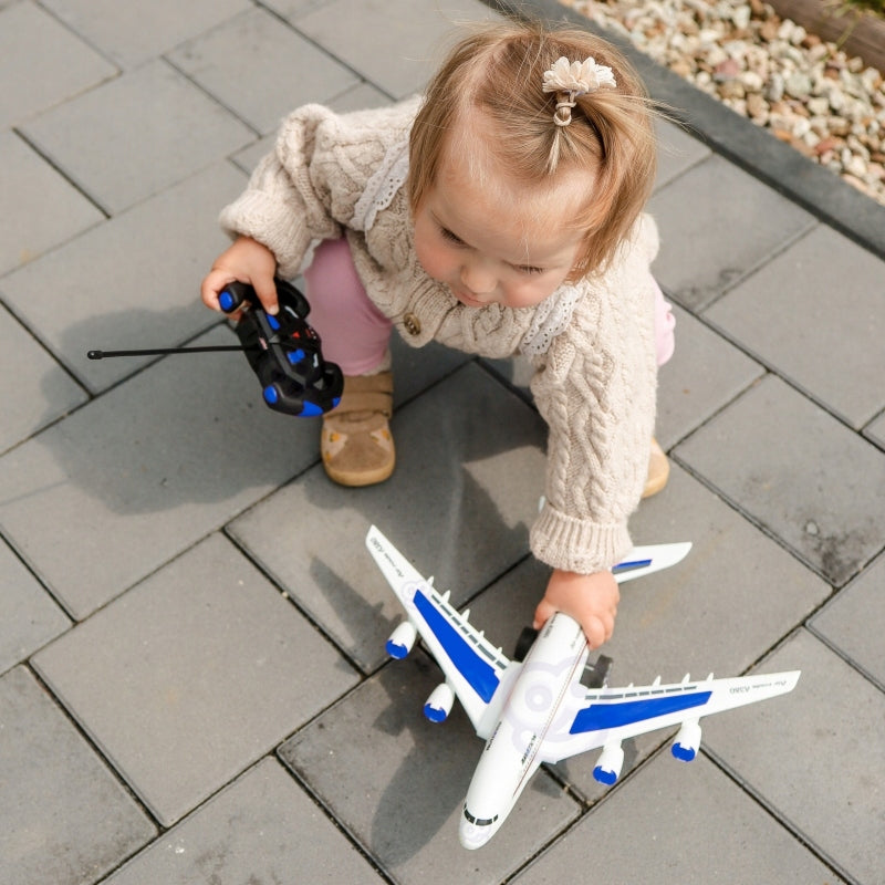Blue Remote Controlled Passenger Aircraft Airline Woopie Simulator 3+ Brand Woopie
