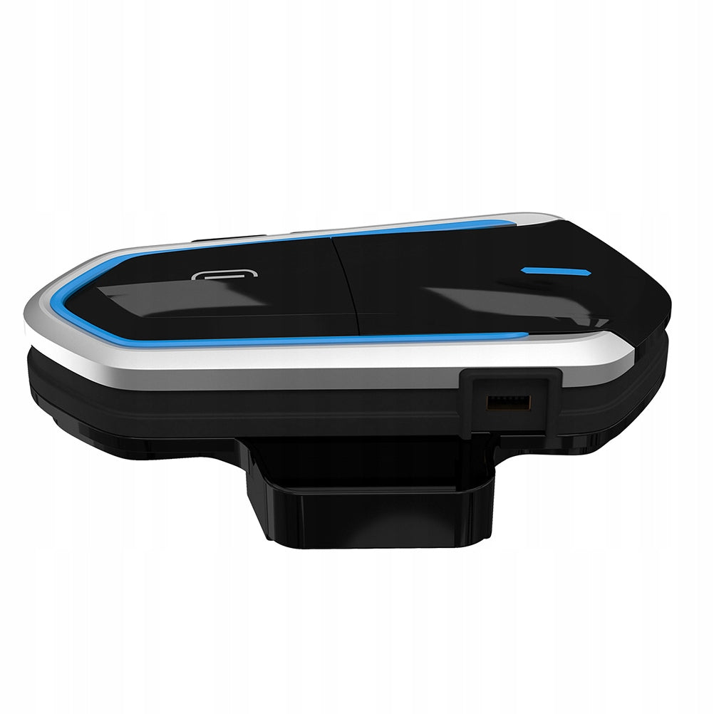 Blue Waterproof Motorbike Helmet Headset with Durable Bluetooth Manufacturer no brand