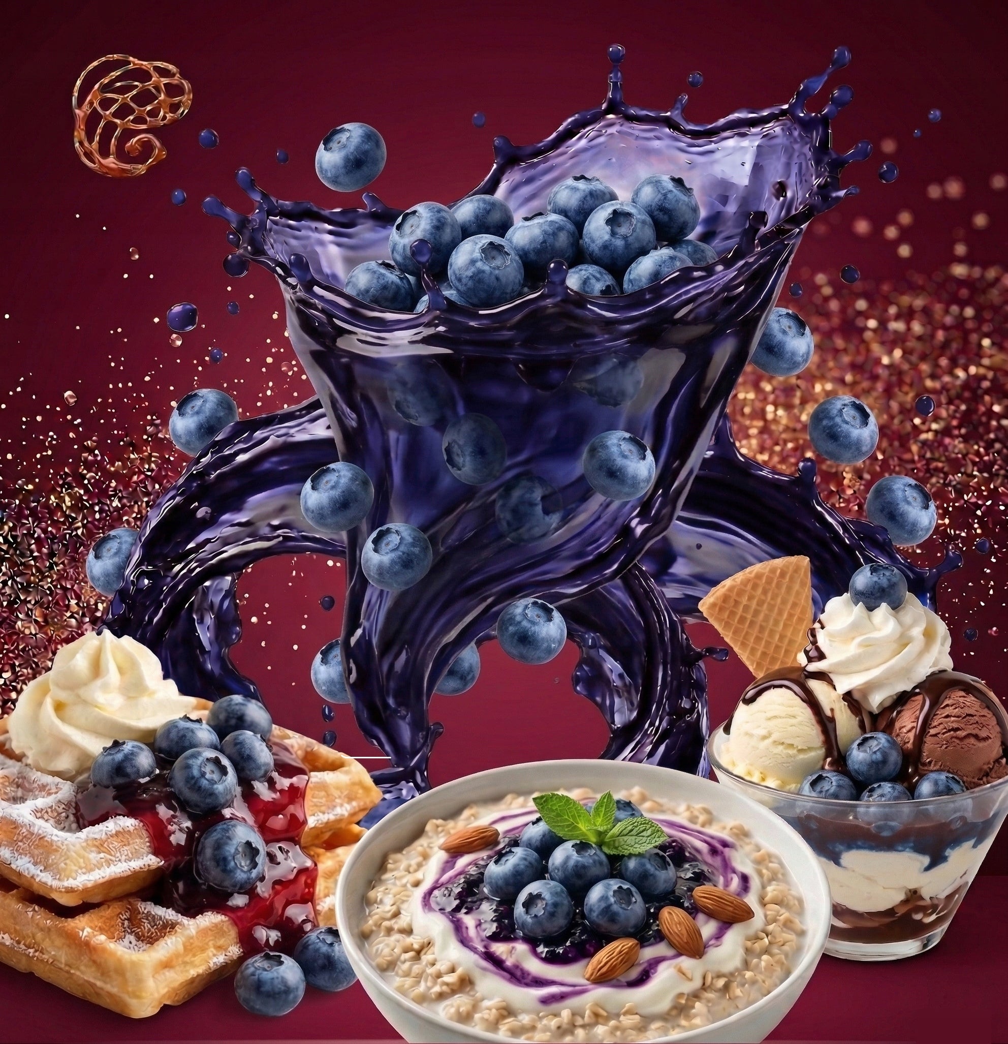 Blueberries in gel without sugar 1100g Przygoda LOW CARB, KETO OK Dietary FIT Packaging status original