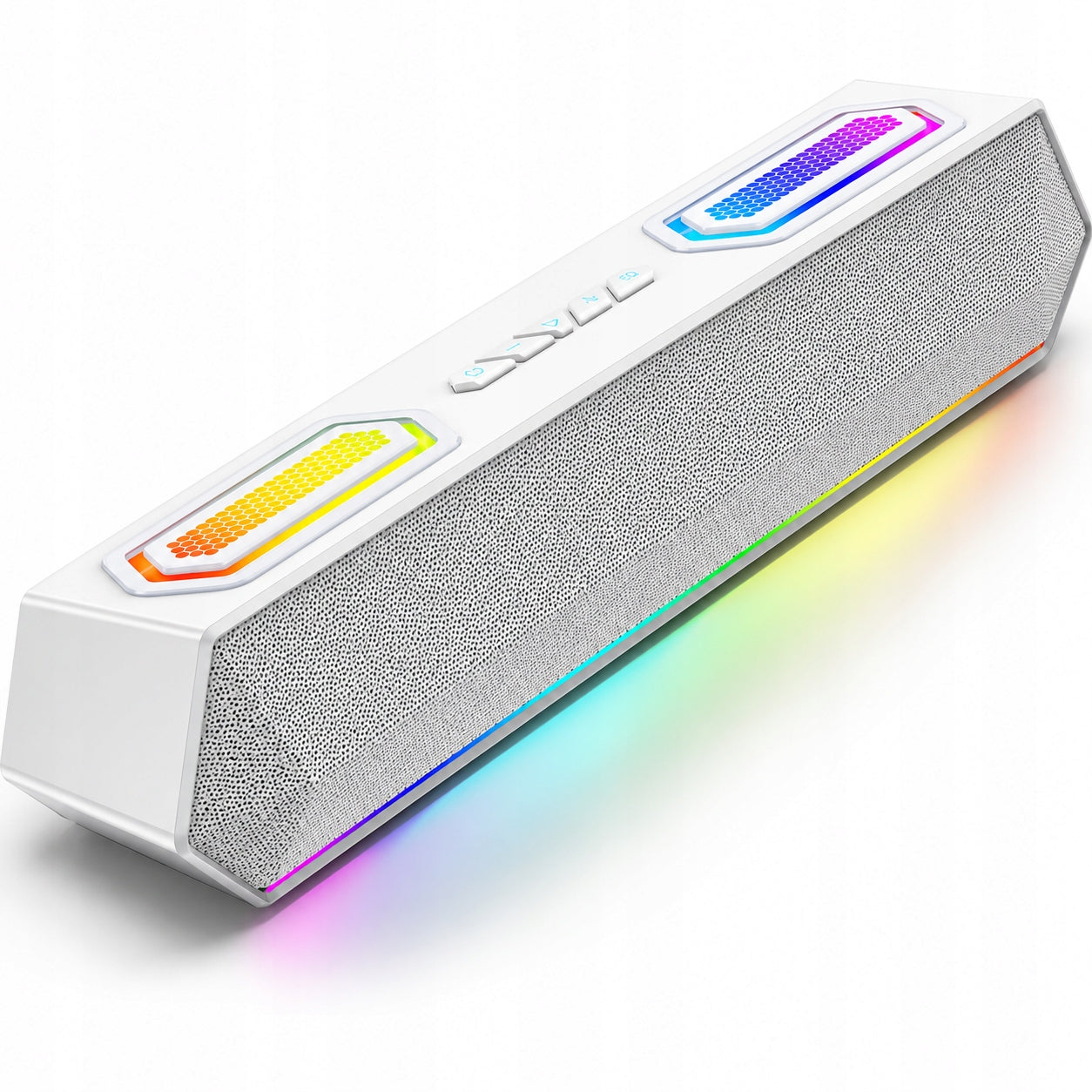 Bluetooth 5.3 Gaming Speaker RGB Soundbar 40W Stereo EDUP G4 PC TV PS5 Packaging status original