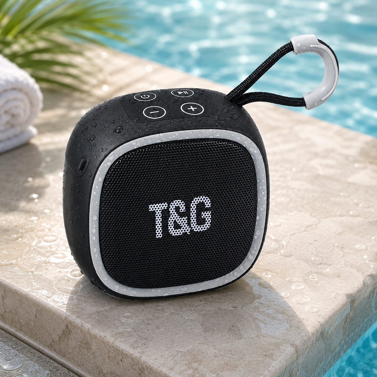 Bluetooth 5.3 Portable Speaker + USB TF FM TWS Audio Stereo 5W TG659 Packaging status original