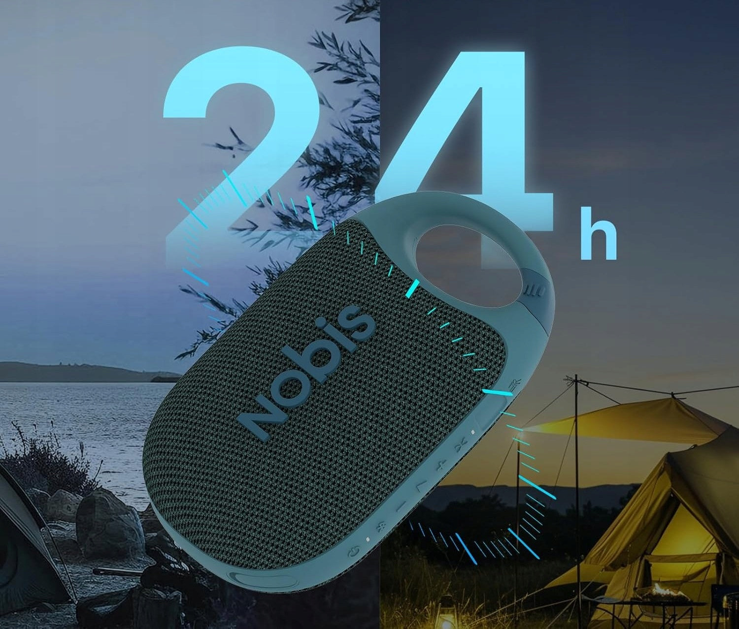 Bluetooth 5.3 Portable Speaker With Beat Mode App 24h Playback EAN (GTIN) 5907182957403