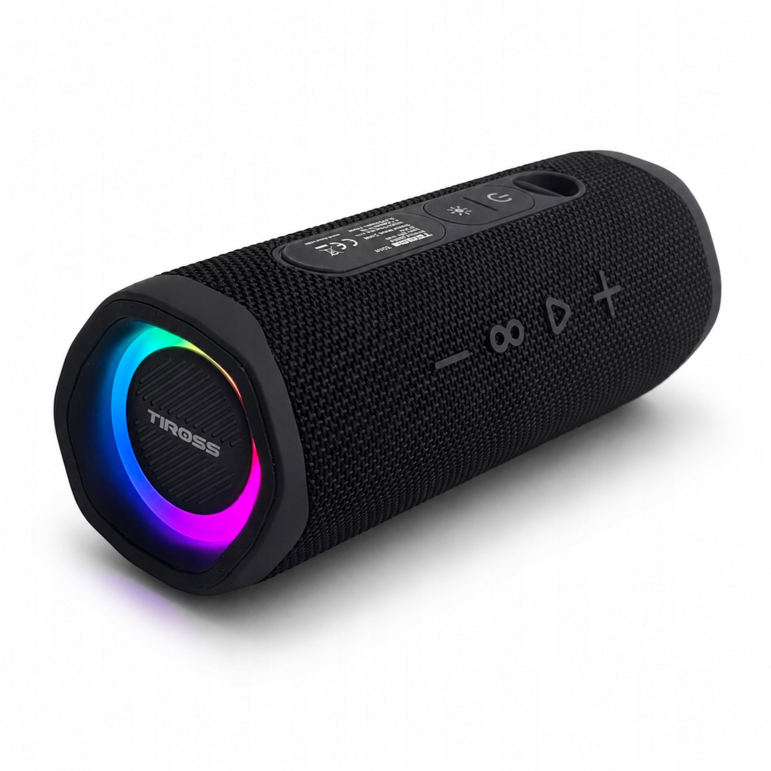 Bluetooth 5.3 Speaker with FM, RGB and TWS Radio, 20W, Waterproof Packaging status original