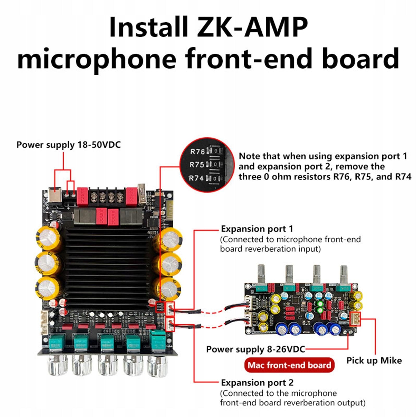 Bluetooth Digital Amplifier Board Amp Board TPA3255 High Performance High