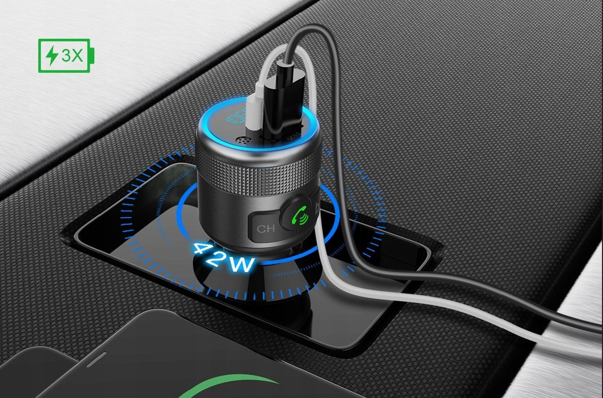 Bluetooth FM Transmitter Urbii QC PD Extra Bass Metal 42W EAN (GTIN) 5907662657434
