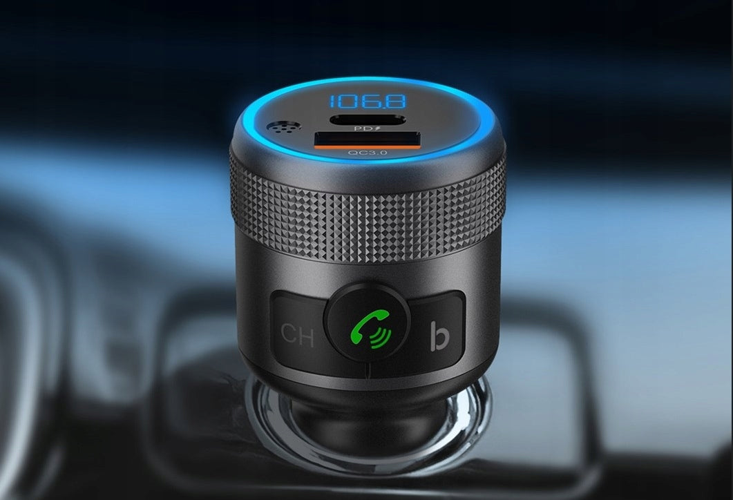 Bluetooth FM Transmitter Urbii QC PD Extra Bass Metal 42W