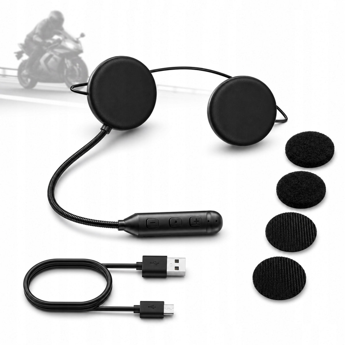 Bluetooth Headset for Motorcycle Helmet Intercom Headphones