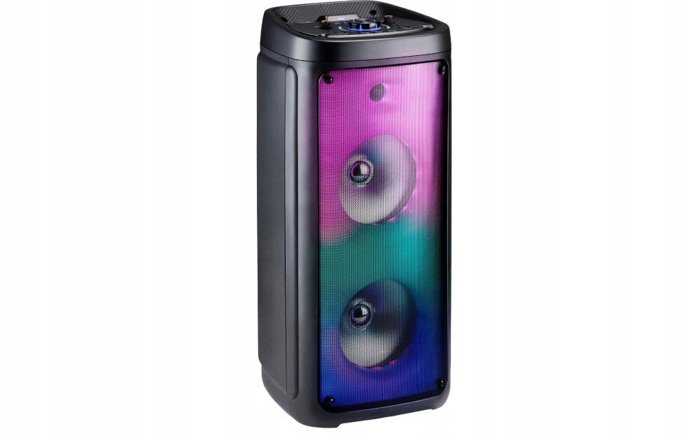 Bluetooth Mobile Speaker DJ PARTY 651 FM Radio 15W Microphone Remote Control Black Packaging status original