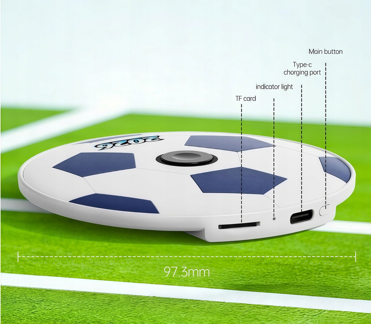 Bluetooth Pillow Speaker for Sleeping Noise Relaxation Football Gift Manufacturer code Z