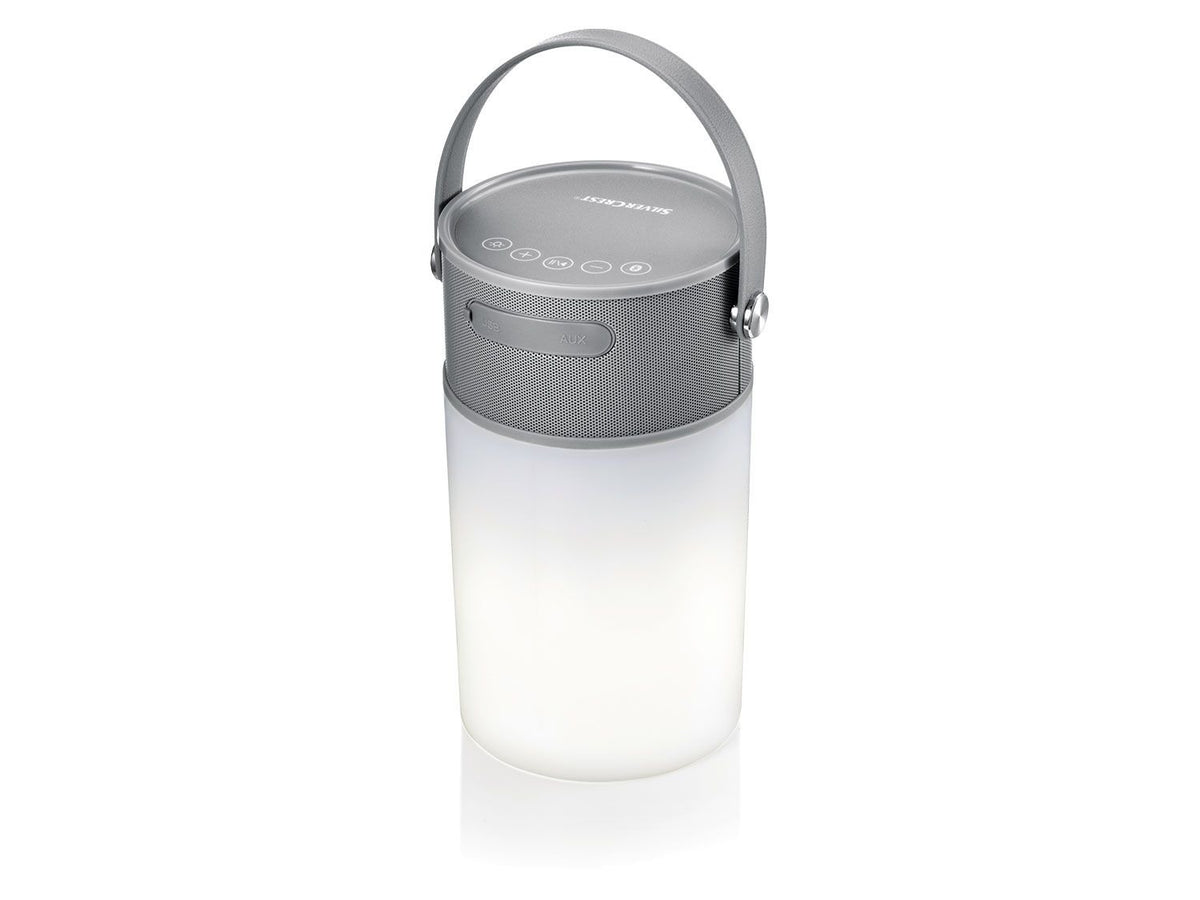 Bluetooth Portable Speaker SilverCrest With Built-in Light For Camping 5W Packaging status original